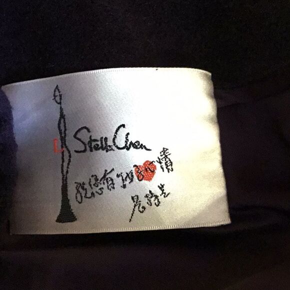 STELLA CHEN deep purple coat in size large - Picture 13 of 13